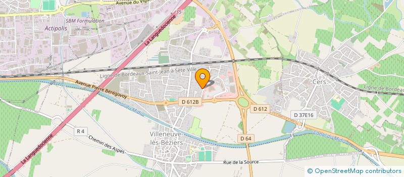 localisation de l'entreprise YD INVESTISSEMENT à VILLENEUVE-LES-BEZIERS