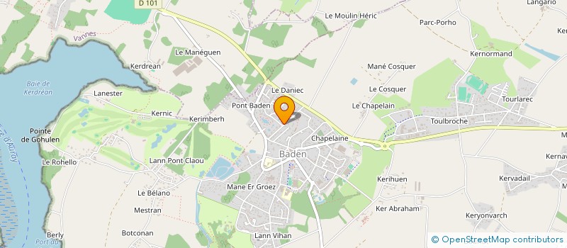 localisation de l'entreprise YD OUEST à BADEN