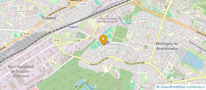 localisation de l'entreprise YDA  MONTIGNY-LE-BRETONNEUX