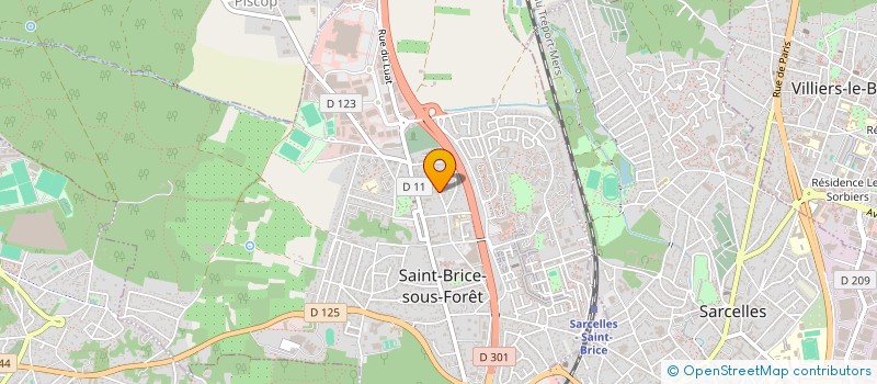 localisation de l'entreprise YDATA  SAINT-BRICE-SOUS-FORET