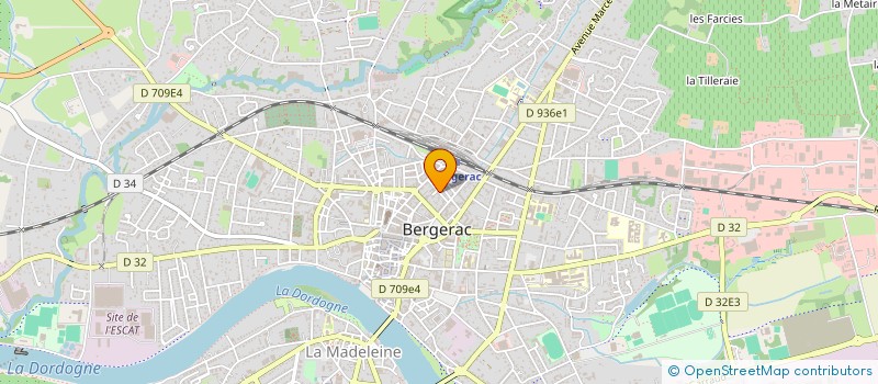 localisation de l'entreprise YDB à BERGERAC