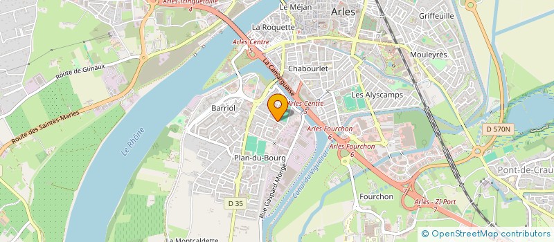 localisation de l'entreprise YDB DRIVE EVENTS  ARLES