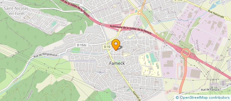 localisation de l'entreprise YDDY SARL à FAMECK