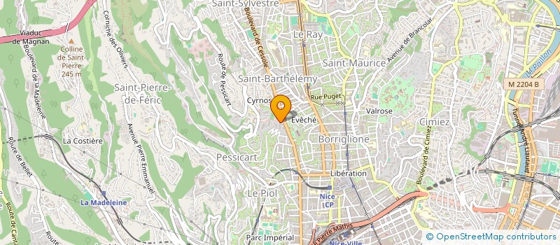 localisation de l'entreprise YDE CONSEILS  NICE