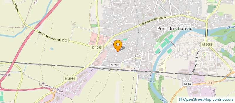 localisation de l'entreprise YDEAVENIR  PONT-DU-CHATEAU