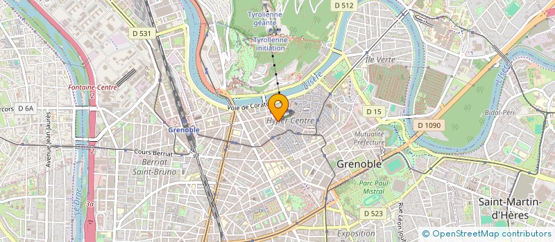 localisation de l'entreprise YDEE  GRENOBLE