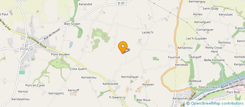 localisation de l'entreprise YDEFIX  PLOEZAL