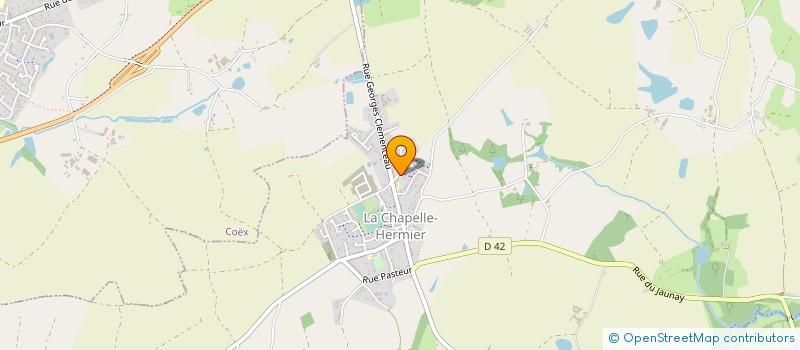 localisation de l'entreprise YDELI  LA CHAPELLE-HERMIER