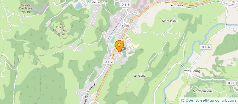 localisation de l'entreprise YDES DISTRIBUTION à YDES