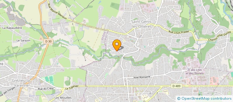 localisation de l'entreprise YDESA à SAINT-GENIS-LES-OLLIERES