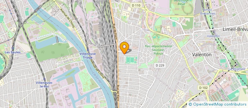 localisation de l'entreprise YDEV  VILLENEUVE-SAINT-GEORGES