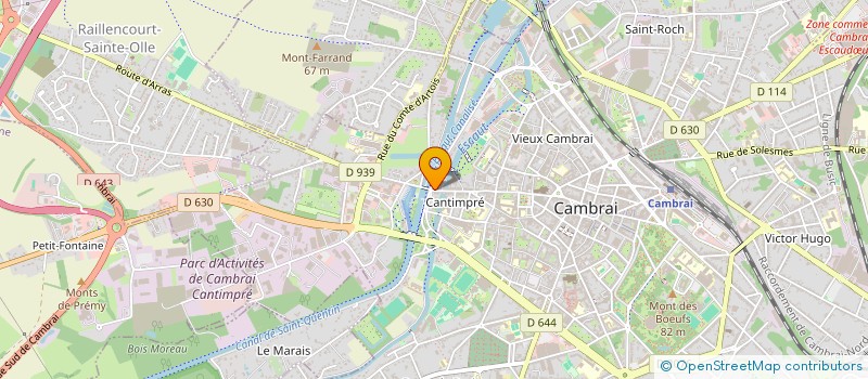 localisation de l'entreprise YDHESSA BOOKING  CAMBRAI