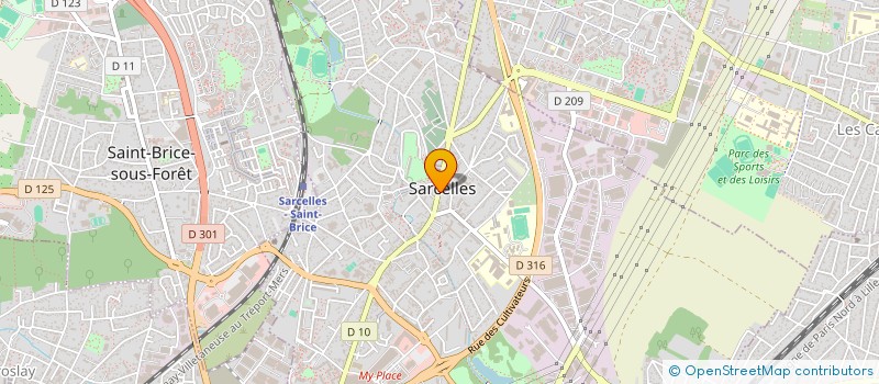localisation de l'entreprise YDI  SARCELLES