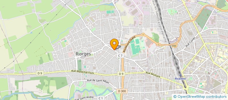 localisation de l'entreprise YDI à RIORGES