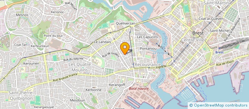 localisation de l'entreprise YDIS SAS à BREST