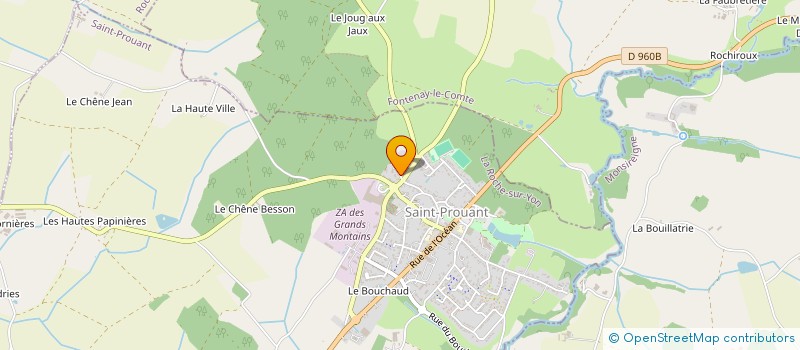 localisation de l'entreprise YDJ  SAINT-PROUANT