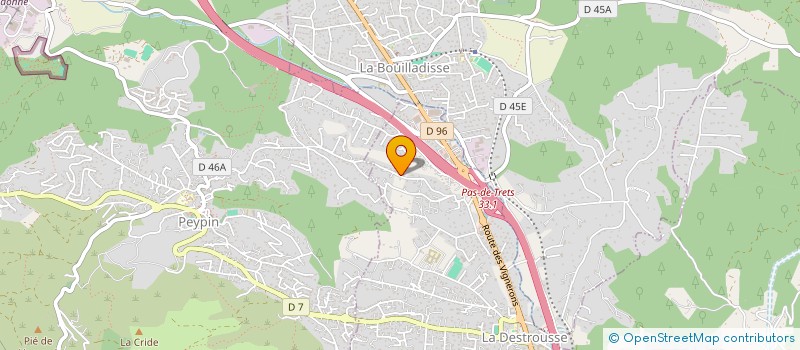 localisation de l'entreprise YDM PEINTURES  LA DESTROUSSE