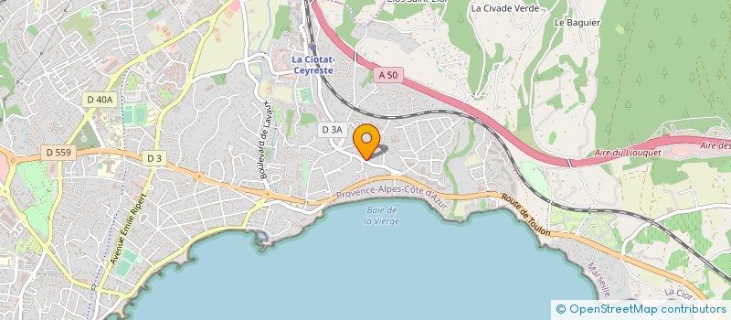 localisation de l'entreprise YDOL à LA CIOTAT