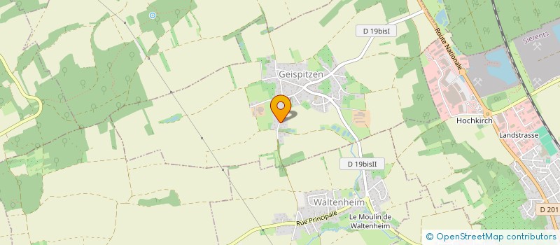 localisation de l'entreprise YDP  GEISPITZEN