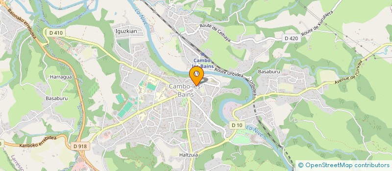 localisation de l'entreprise YDP ECOM à CAMBO-LES-BAINS