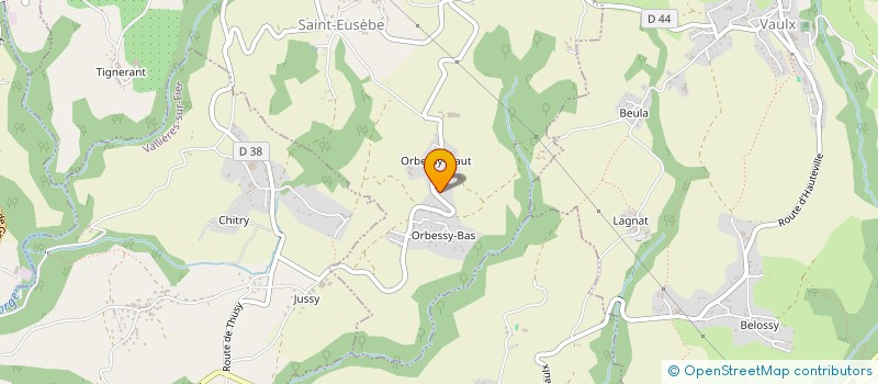 localisation de l'entreprise YDP INVEST  SAINT-EUSEBE