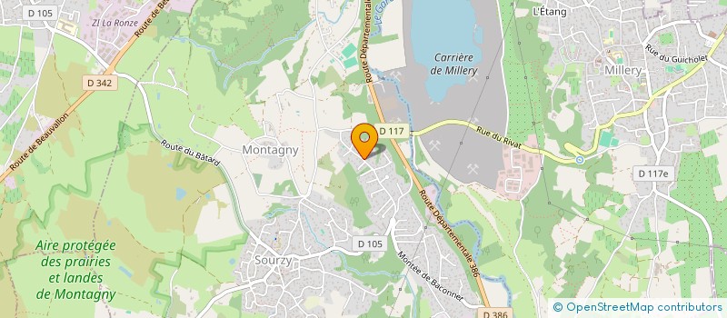 localisation de l'entreprise YDRAT  MONTAGNY