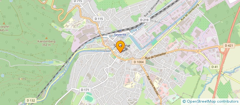 localisation de l'entreprise YDS CONSULTING  SAVERNE