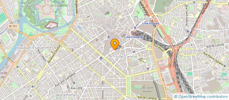 localisation de l'entreprise YE à LILLE