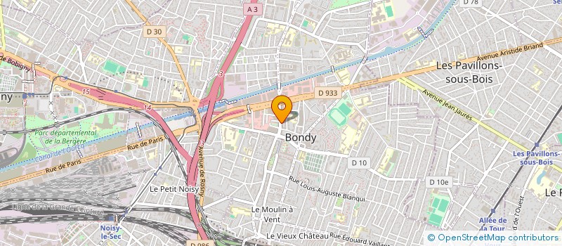 localisation de l'entreprise YE-DOY  BONDY