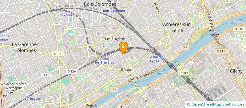 localisation de l'entreprise YE ESTATE à COURBEVOIE