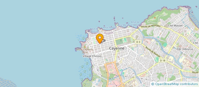 localisation de l'entreprise YE & HONG  CAYENNE