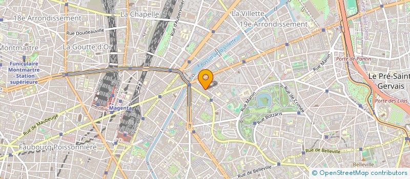 localisation de l'entreprise YE INVEST  PARIS