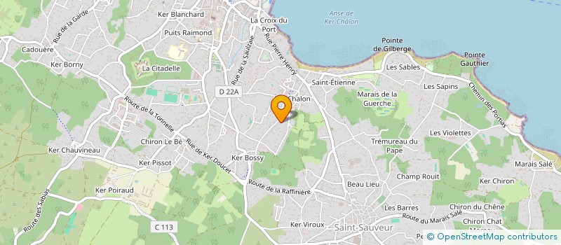 localisation de l'entreprise YE PEINTURE  L'ILE-D'YEU