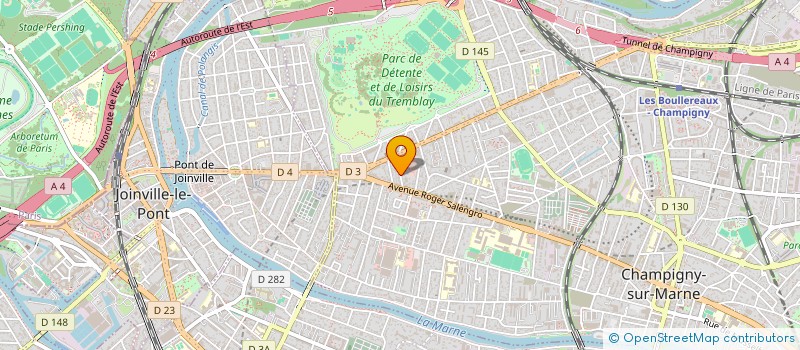localisation de l'entreprise YEA CONSULTING à CHAMPIGNY-SUR-MARNE