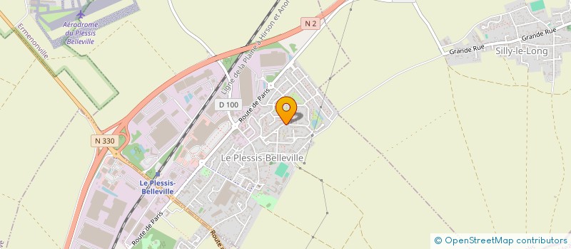 localisation de l'entreprise YEAA  LE PLESSIS-BELLEVILLE