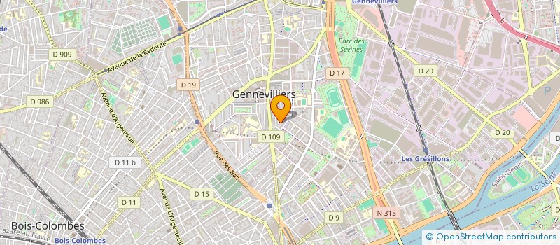 localisation de l'entreprise YEAHIA EXPRESS  GENNEVILLIERS