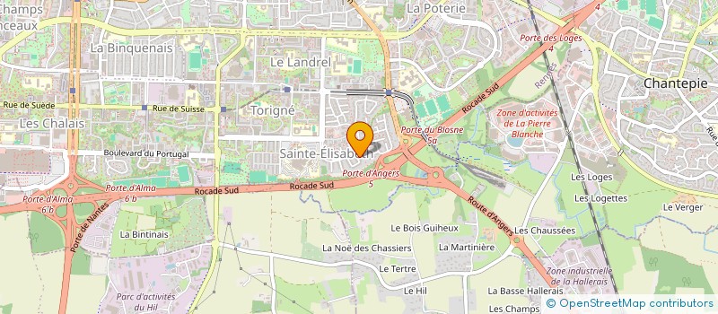 localisation de l'entreprise YEAN INVEST  RENNES