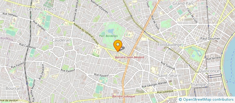 localisation de l'entreprise YEARLING à BORDEAUX