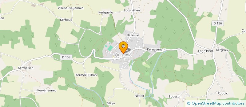 localisation de l'entreprise YEARLING  PLUMELIAU-BIEUZY