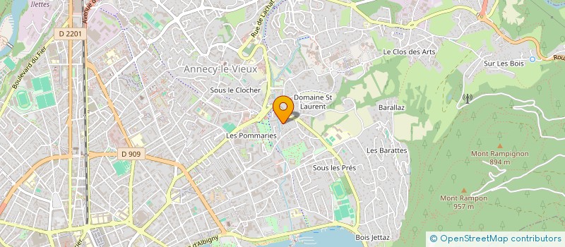 localisation de l'entreprise YEAS à ANNECY