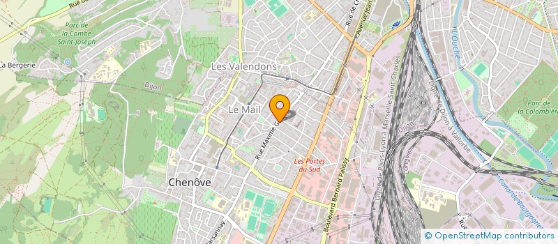 localisation de l'entreprise YEB à CHENOVE