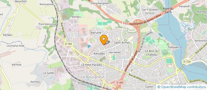 localisation de l'entreprise YEB  LORIENT