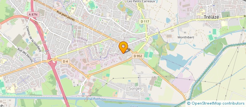 localisation de l'entreprise YEBA 49 à LES PONTS-DE-CE