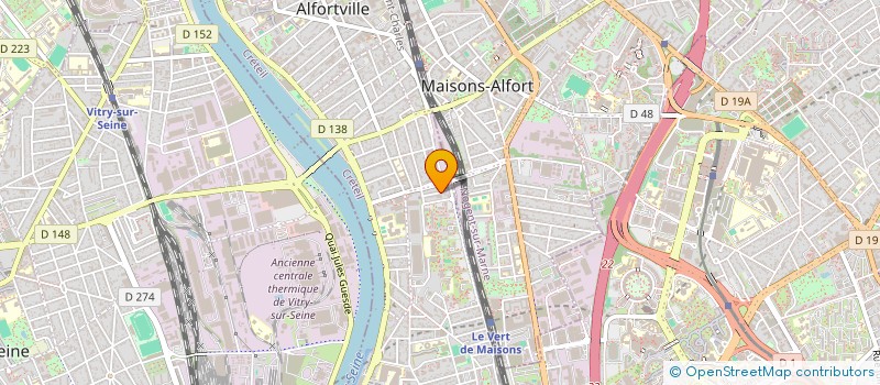 localisation de l'entreprise YEBAKA à ALFORTVILLE