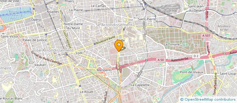 localisation de l'entreprise YEBOAH à MARSEILLE 10EME