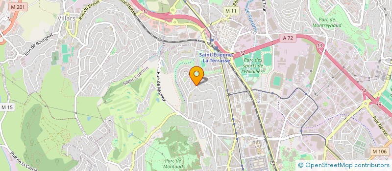 localisation de l'entreprise YEC  SAINT-ETIENNE