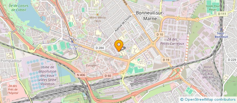 localisation de l'entreprise YECE IMMO à BONNEUIL-SUR-MARNE