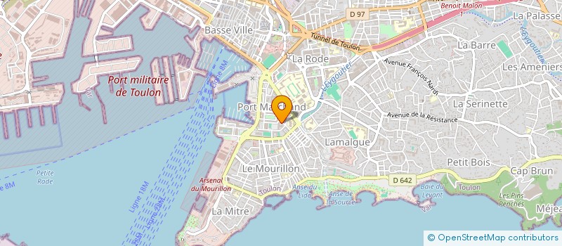 localisation de l'entreprise YEDDOU à TOULON