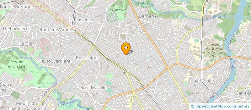 localisation de l'entreprise YEESMANN à NANTES