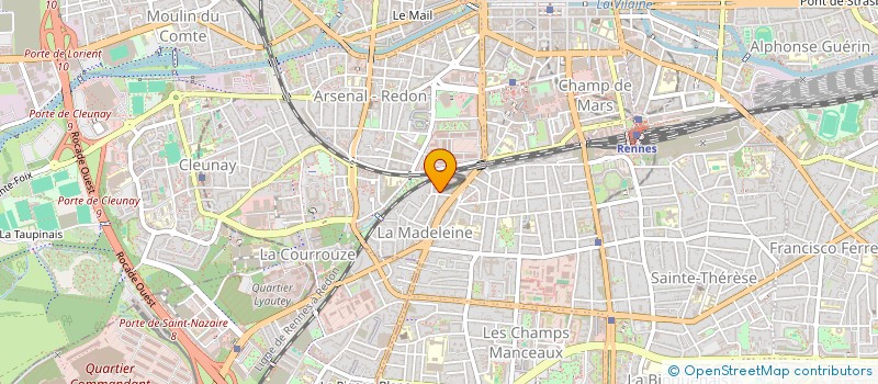 localisation de l'entreprise YEGG à RENNES